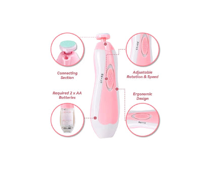 Baby Nail Trimmer Electric 6 In 1 Baby Nail Clippers Safe Baby Nail File Kit