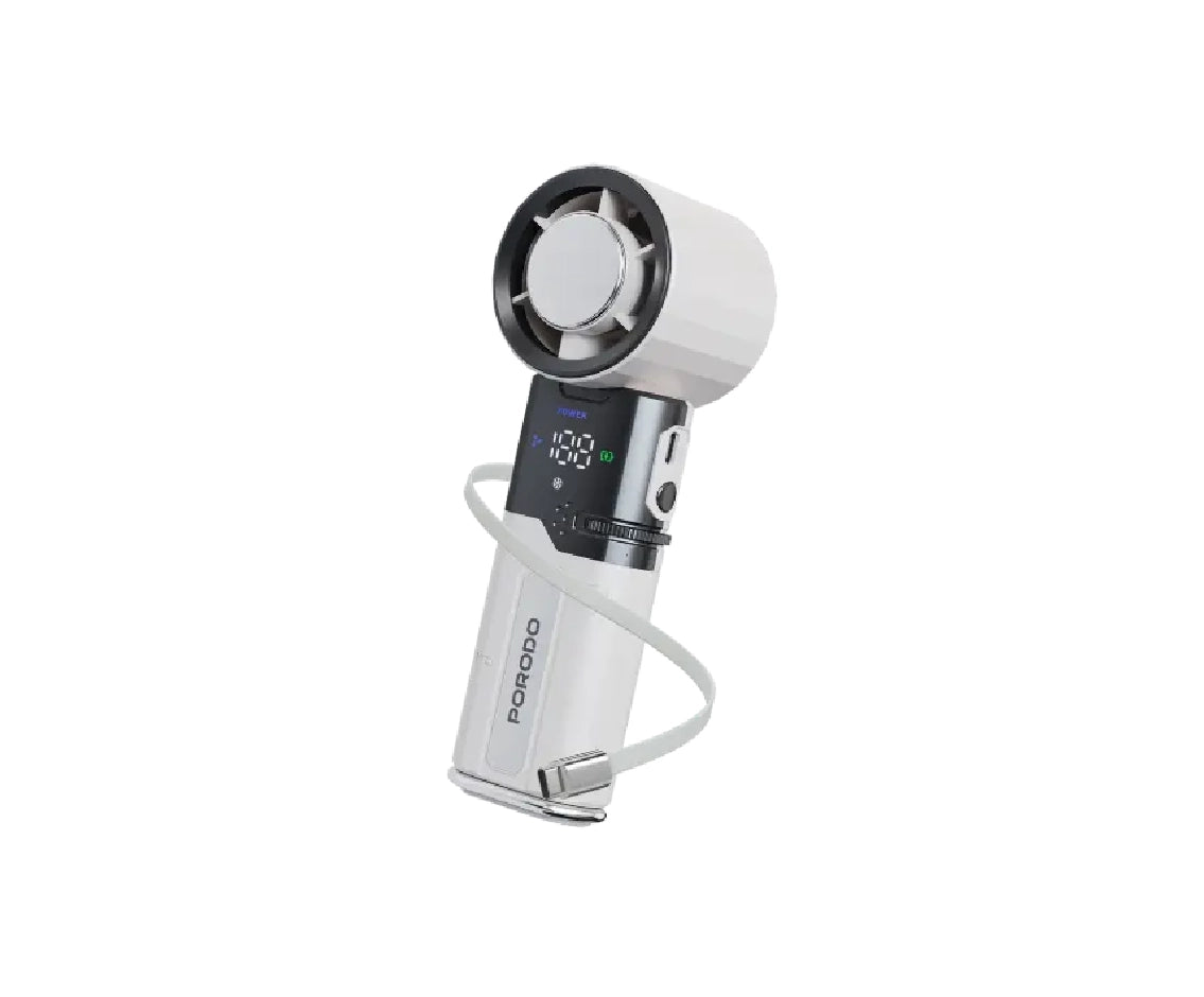 Porodo Lifestyle Chillo Plus Rechargeable Ice Cooling Fan