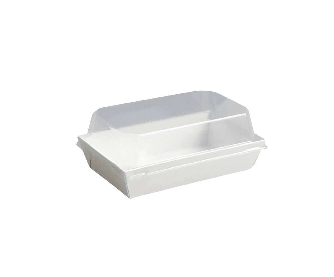 Sushi Tray White Medium 1X25 Pieces