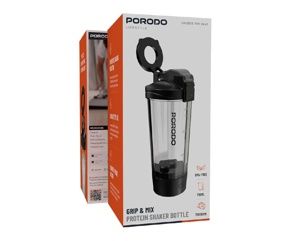 Porodo Grip & Mix Protein Shaker Bottle