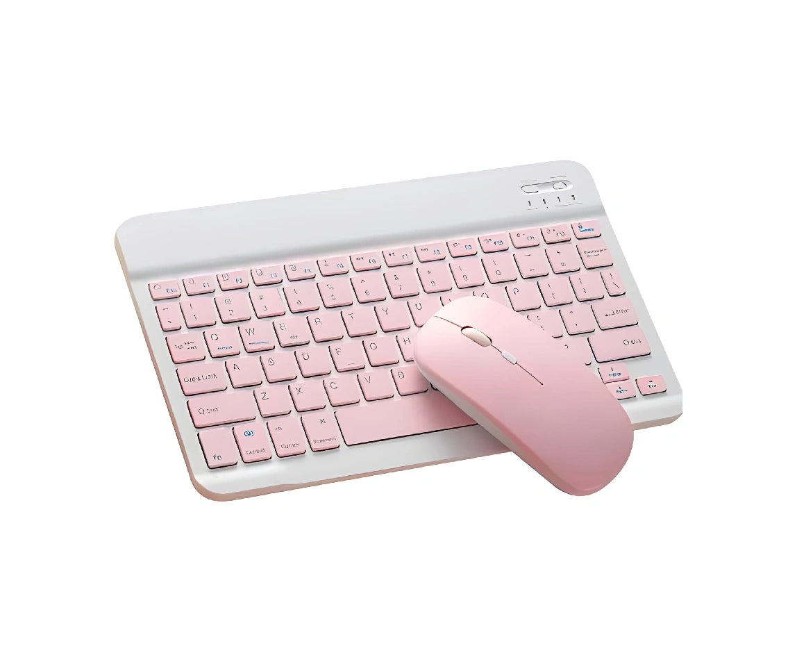 Bluetooth Mouse & Keyboard Kit - Pink