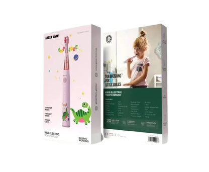 Green Lion Kids Electric Toothbrush Pink