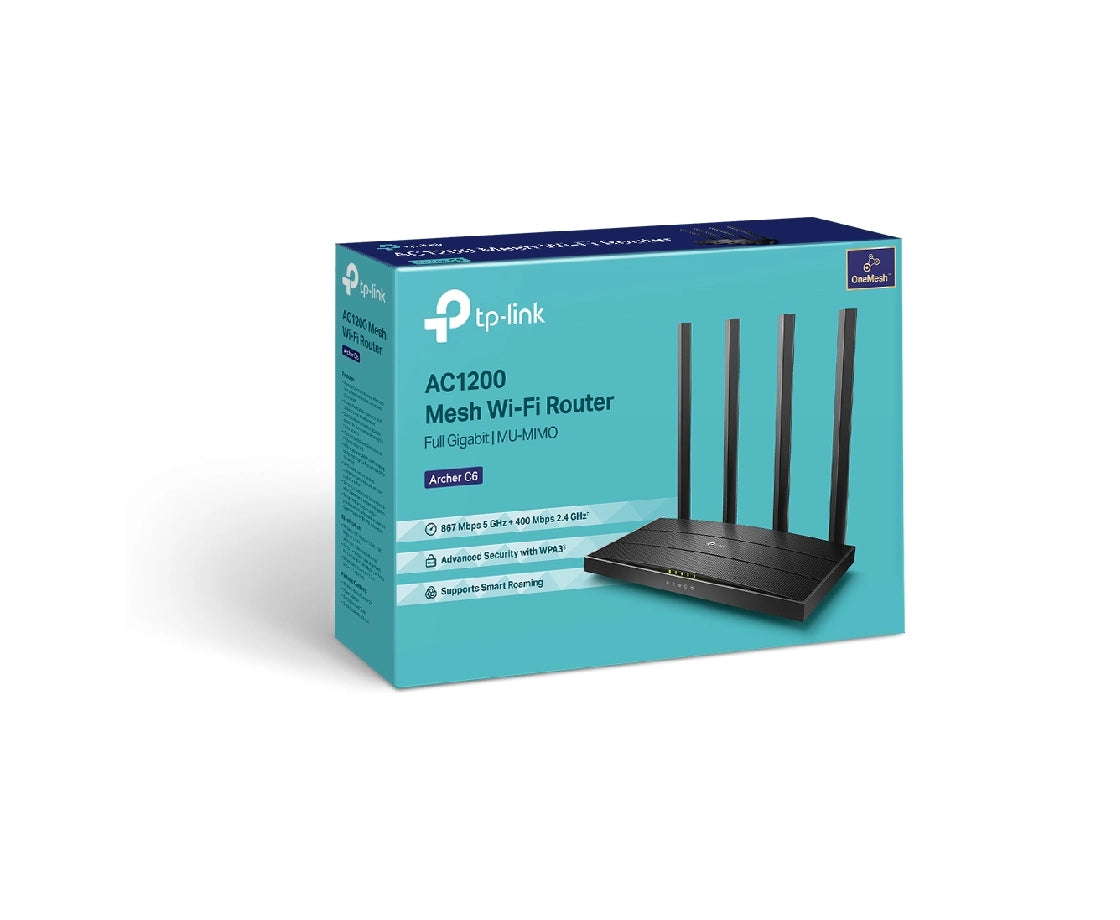 TP-Link Archer C6 AC1200 Gigabit Router