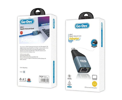 Go-Des USB-C Gigabit Network Adapter Ct061
