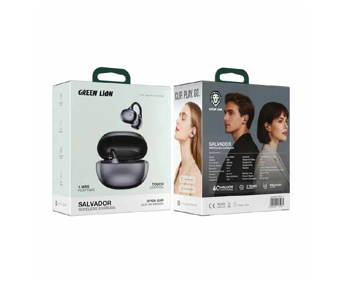 Green Lion Salvador Wireless Earbuds - Gray