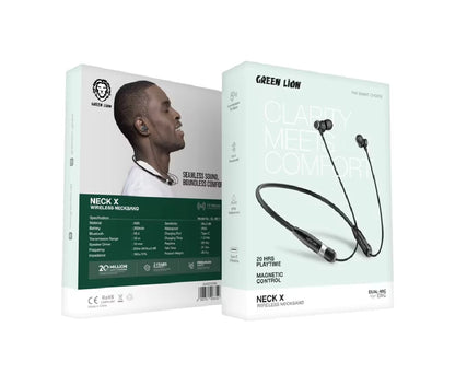 Green Lion Neck X Wireless Neckband