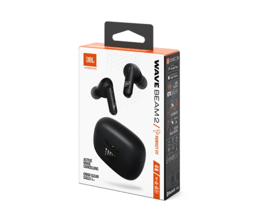 JBL Wave Beam 2 True Wireless Earbuds with Active Noise Cancellation