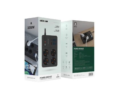 Green Lion Power Socket 7 USB-A Port and 1 PD Port