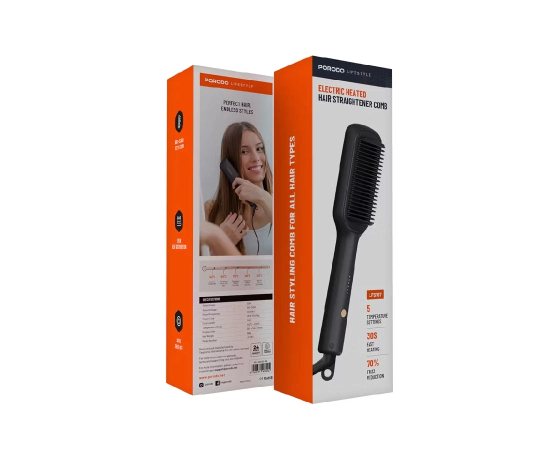 Porodo Hair Straightener Comb