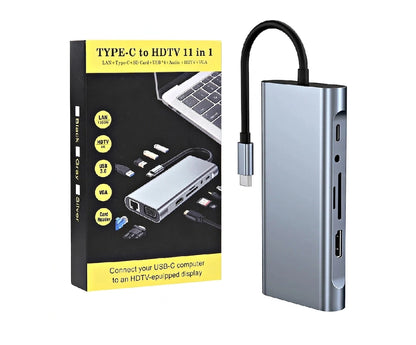 Type-C To Hdtv 11-In-1 Multi-Function Adapter