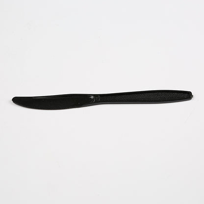 Plastic Knife Black Q Pac 1X50 Pieces