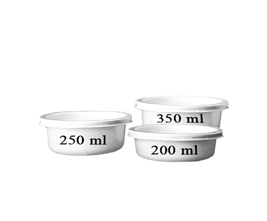 Plastic Bowl 200ML White 1x1000 Pieces