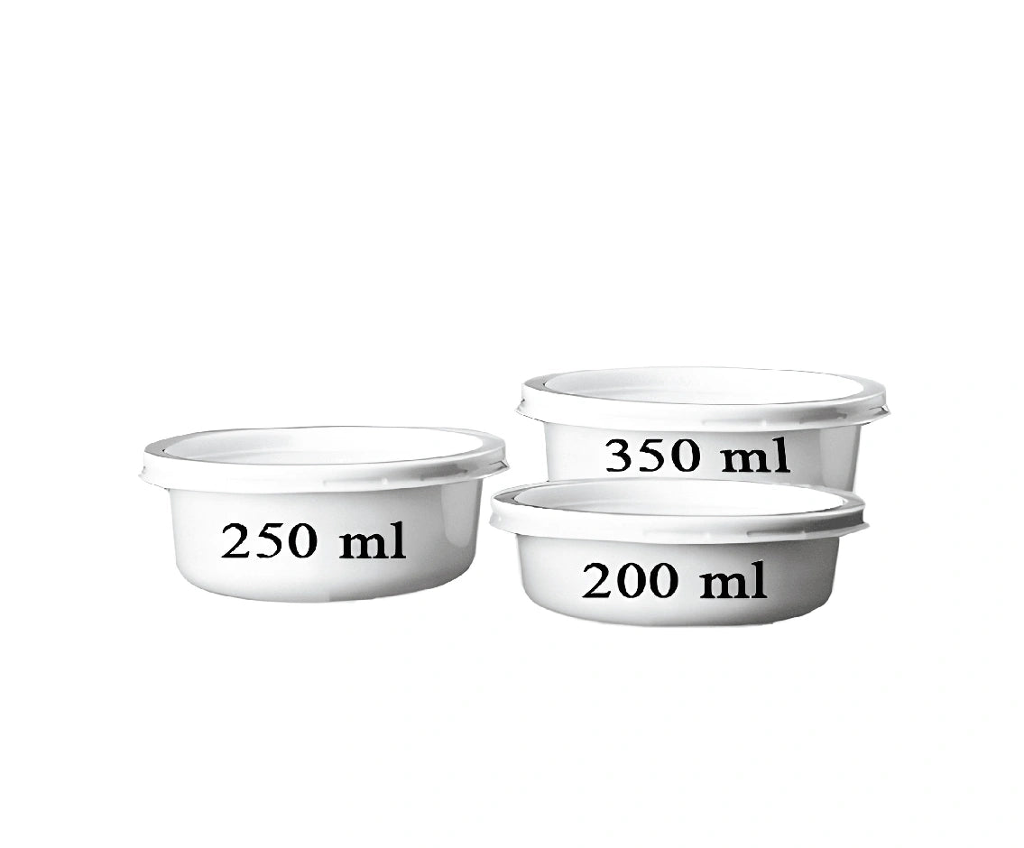 Plastic Bowl 250ML White 1x1000 Pieces