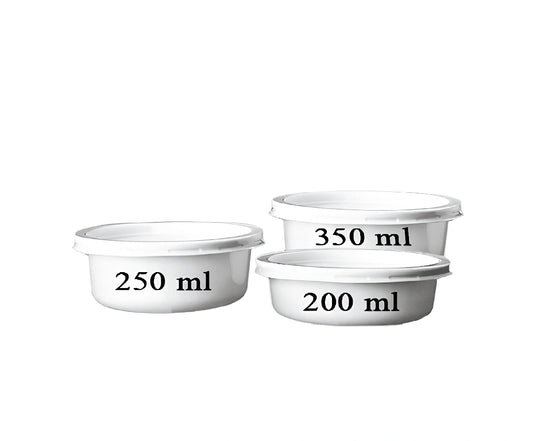 Plastic Bowl 350ML White 1x1000 Pieces