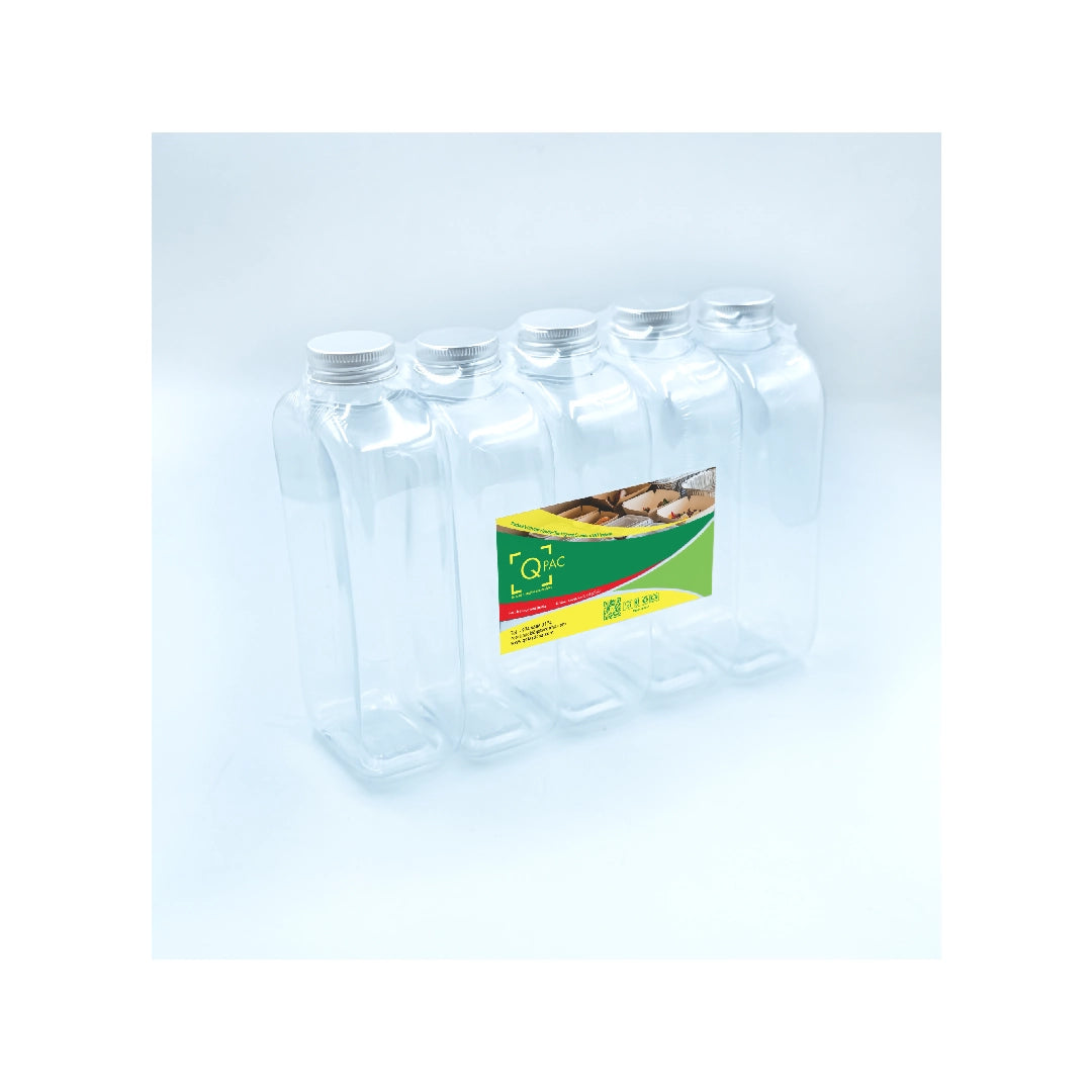 Plastic Juice Bottle Clear YJBF 350 ml 1x 5 pieces