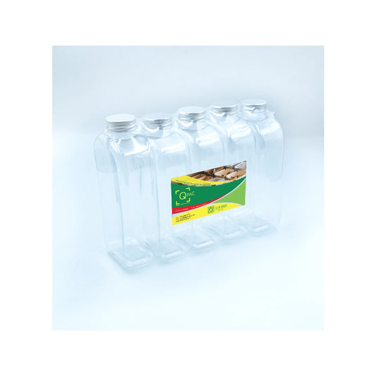 Plastic Juice Bottle Clear YJBF 350 ml 1x 5 pieces
