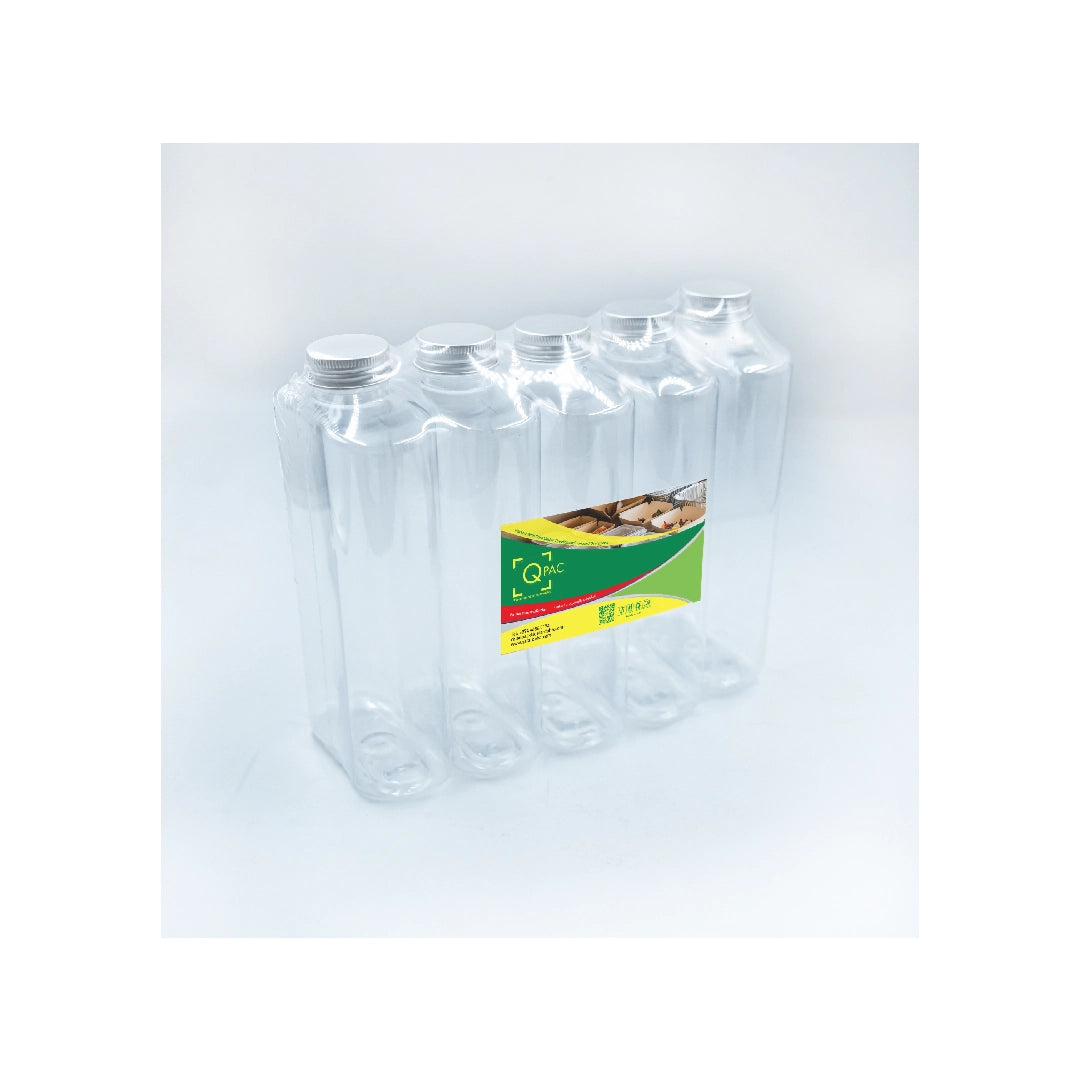 Plastic Juice Bottle Clear BF  500 ml 1x 5 pieces