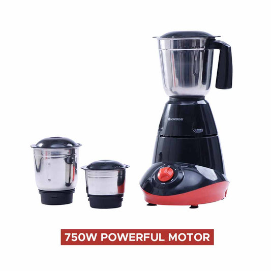Wonderchef Mixer Grinder Capri 3Jar 750W- 63154711