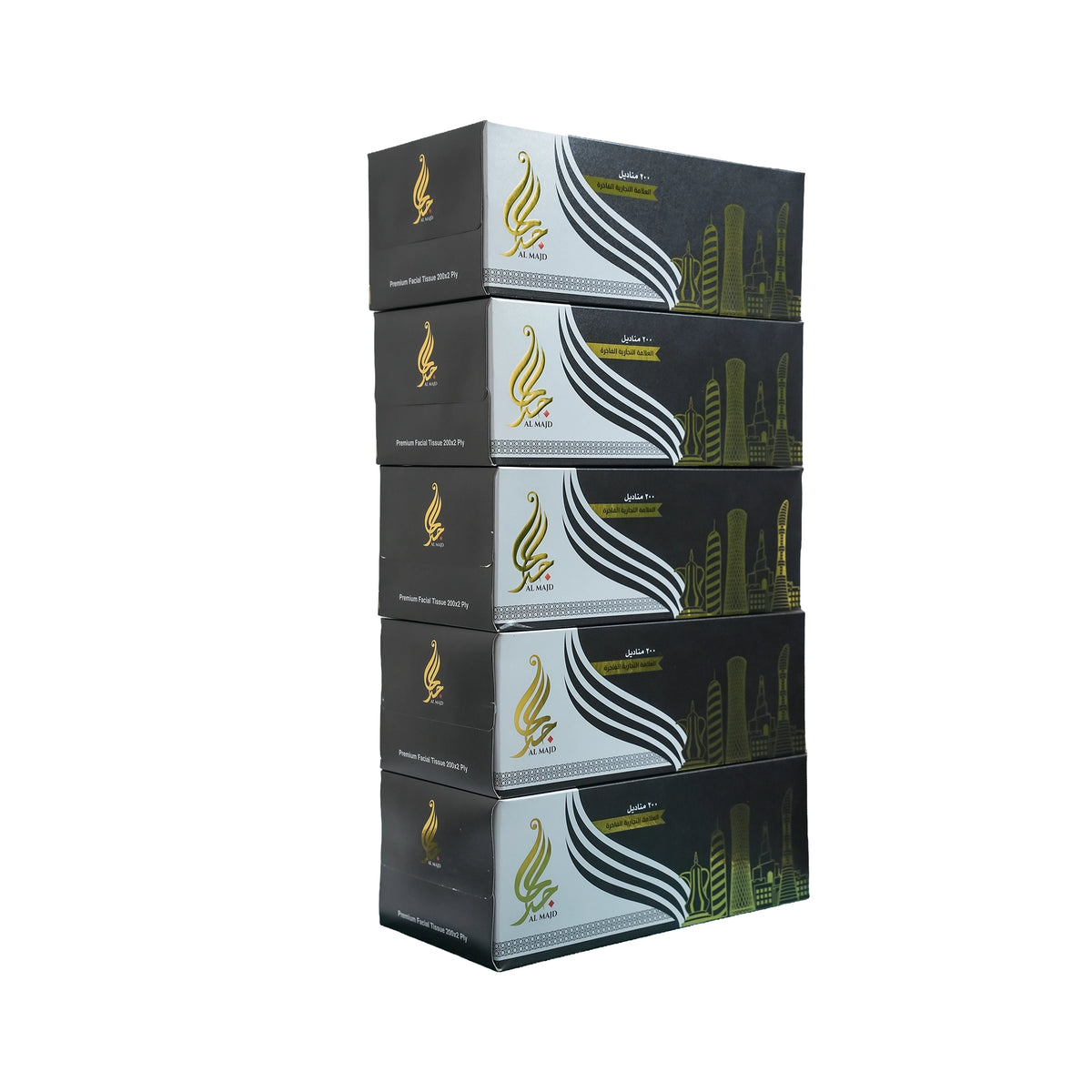 Premium Facial Tissue Al Majid 1x5 Piece