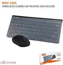 Meetion Mini 4000 Wireless Keyboard & Mouse – Black