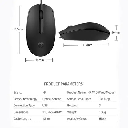 HP M10 Wired Mouse